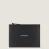 レザー製「Antigona」エンボス加工 ラージポーチ レザー製「Antigona」エンボス加工 ラージポーチ