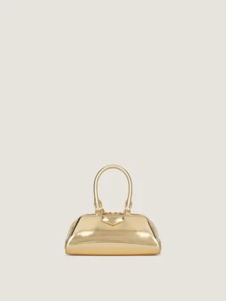 ラミネートレザー製 ミニ Antigona Bag イースト・ウエスト バッグ