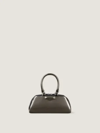 ミラーエフェクトレザー製 ミニ Antigona Bag イースト・ウエストバッグ