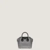 サテン素材のマイクロ・Antigona Bag（ストラス装飾）