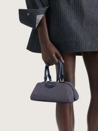 デニム製 ミニ Antigona Bag イースト・ウエスト バッグ