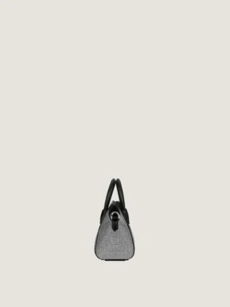 サテン素材のマイクロ・Antigona Bag（ストラス装飾）
