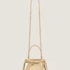 ミラーエフェクトレザー製 チェーン付き Antigona Bag ミラーエフェクトレザー製 チェーン付き Antigona Bag
