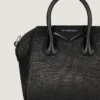 サテン素材のマイクロ・Antigona Bag（ストラス装飾）