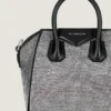 サテン素材のマイクロ・Antigona Bag（ストラス装飾）