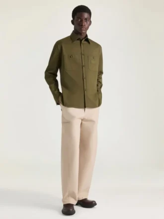 コットン製「Couture Seam」オーバーシャツ（Givenchy Paris パッチ付き）