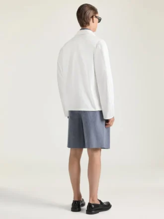 デニム製「Couture Seam」ジャケット(Givenchy Parisの刺繍入り) デニム製「Couture Seam」ジャケット(Givenchy Parisの刺繍入り)