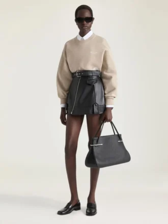 Givenchyのスタンププリント入りフリーススウェットシャツ