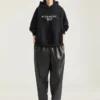Givenchyのテーププリントをあしらったフリース素材のフーディースウェットシャツ Givenchyのテーププリントをあしらったフリース素材のフーディースウェットシャツ