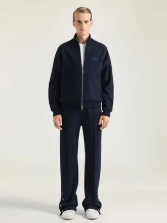 ウールカシミア製のジョガーパンツ（Givenchyのパッチ付き）