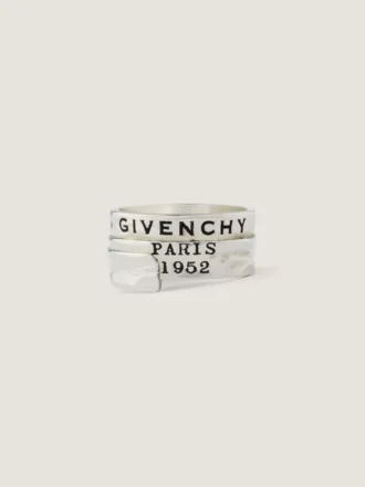 メタル＆エナメル製 Givenchy テープ リング