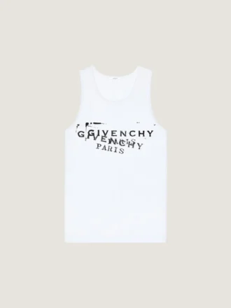 コットン製タンクトップ（Givenchy・スタンププリント）