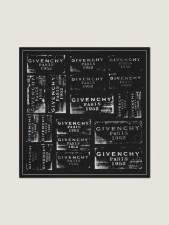 シルク製Givenchy・スタンプ・ショール
