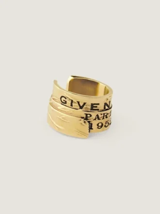 メタルとエナメル製のGivenchy テープ イヤーカフ