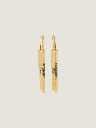 メタルとエナメル製のGivenchy・テープ・イヤリング