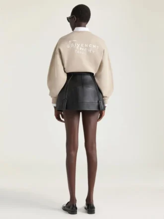 Givenchyのスタンププリント入りフリーススウェットシャツ