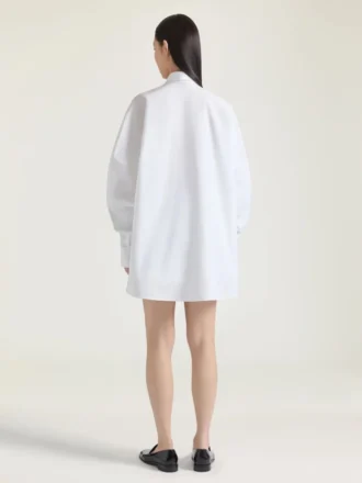 Givenchyの刺繍入りポプリン製コクーンシャツ