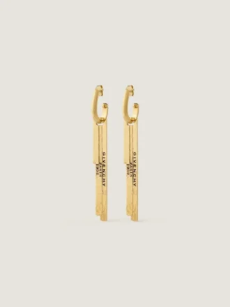 メタルとエナメル製のGivenchy・テープ・イヤリング