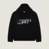 Givenchyのテーププリントをあしらったフリース素材のフーディースウェットシャツ Givenchyのテーププリントをあしらったフリース素材のフーディースウェットシャツ