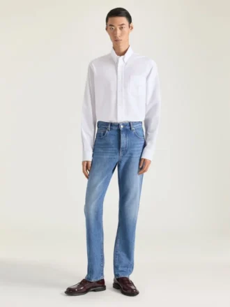 コットンオックスフォード素材のシャツ、Givenchy Parisのジャカード柄