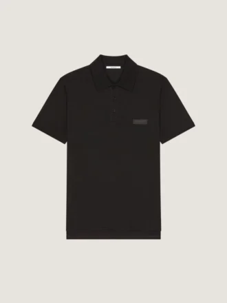コットン製ポロシャツにGivenchy Parisのグログラン
