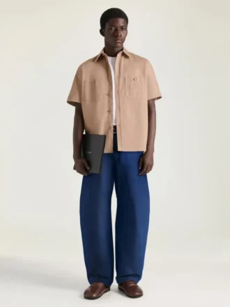 コットン製「クチュール・シーム」シャツ（Givenchy Parisパッチ付き）