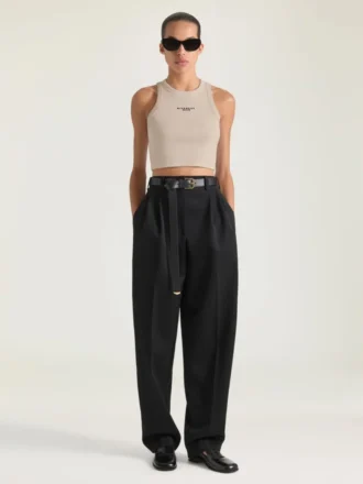 コットン製クロップドタンクトップ(Givenchy Parisプリント) コットン製クロップドタンクトップ(Givenchy Parisプリント)