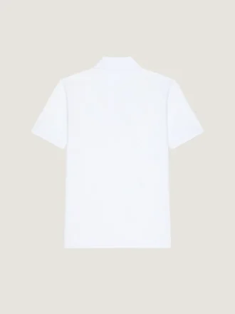 コットンとシルクのポロシャツ、Givenchy Parisジャカード柄