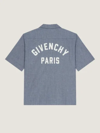 コットン製チェック柄シャツ(Givenchy Parisの刺繍入り) コットン製チェック柄シャツ(Givenchy Parisの刺繍入り)