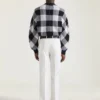 ウール製チェック柄セーター、Givenchy Parisの刺繍入り ウール製チェック柄セーター、Givenchy Parisの刺繍入り