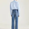 コットンオックスフォード素材のシャツ、Givenchy Parisのジャカード柄