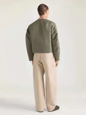 ナイロン製「クチュール・シーム」ボンバージャケット（Givenchy Parisのパッチ付き）