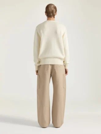 コットンニットのセーター、Givenchy Parisの刺繍入り コットンニットのセーター、Givenchy Parisの刺繍入り