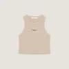 コットン製クロップドタンクトップ(Givenchy Parisプリント) コットン製クロップドタンクトップ(Givenchy Parisプリント)