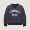 サテン素材のスウェットシャツ(Givenchy Parisの刺繍入り) サテン素材のスウェットシャツ(Givenchy Parisの刺繍入り)