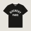 Givenchy Parisの刺繍入りコットンTシャツ