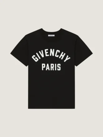 Givenchy Parisの刺繍入りコットンTシャツ