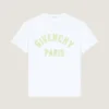 Givenchy Parisの刺繍入りコットンTシャツ