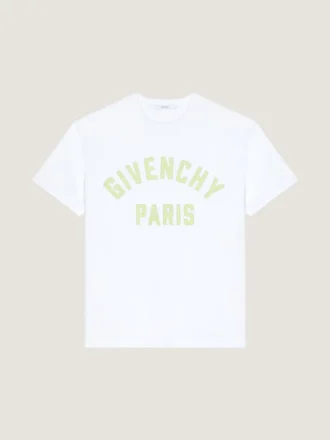 Givenchy Parisの刺繍入りコットンTシャツ