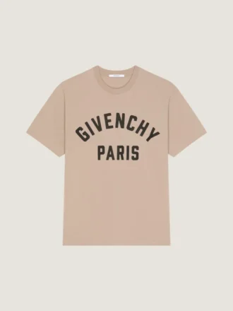 Givenchy Parisの刺繍入りコットンTシャツ