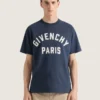 Givenchy Parisの刺繍入りコットンTシャツ