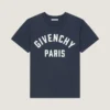 Givenchy Parisの刺繍入りコットンTシャツ
