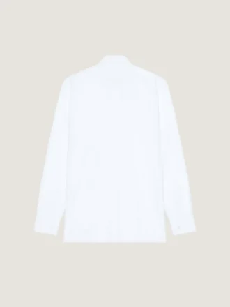 Givenchyの刺繍をあしらったポプリン素材のSlim Fitシャツ