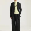 ウール製シングルブレストフィットジャケット ウール製シングルブレストフィットジャケット