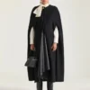 ウール&カシミア製ケープ ウール&カシミア製ケープ