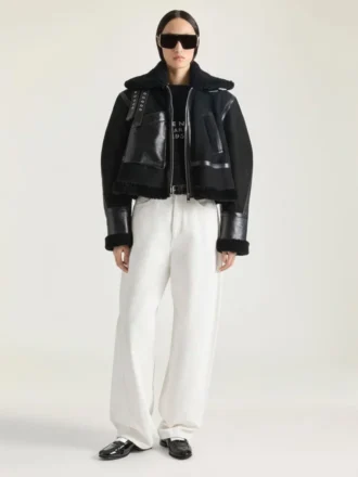 シープスキン製アビエイタージャケット