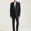 ウール製 フィットシルエットのテーラードパンツ