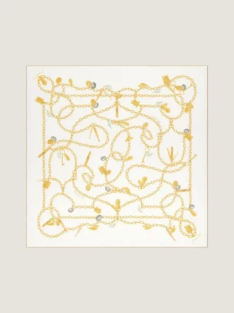 ラッキーチャーム シルク製スクエア