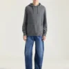カシミヤニットのフーディー カシミヤニットのフーディー