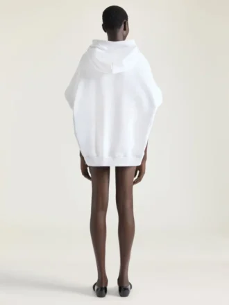 アーカイブプリント入りフリース素材のフーディースウェットシャツ